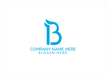 B Letter Company Logo Design
