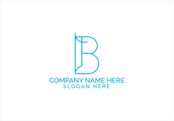 B Letter Company Logo Design