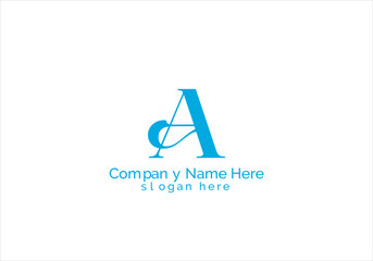 A Letter Minimalist Abstract Business Logo Design