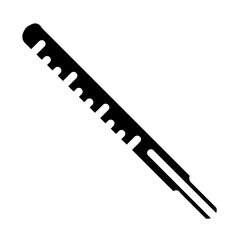 thermometer solid icon