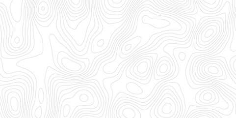Abstract wavy topographic map. Abstract wavy and curved lines background. Abstract geometric topographic contour map background.