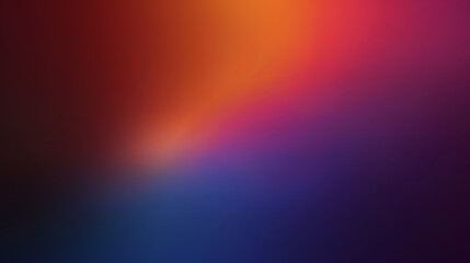 Grainy gradient background purple orange vibrant abstract glowing color wave black dark backdrop, noise texture banner poster header design