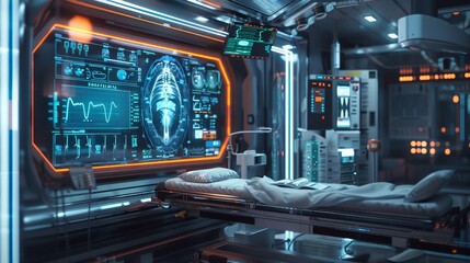 Modern Health and Health Technology Concept : Medical Healthcare Research and Development Concept