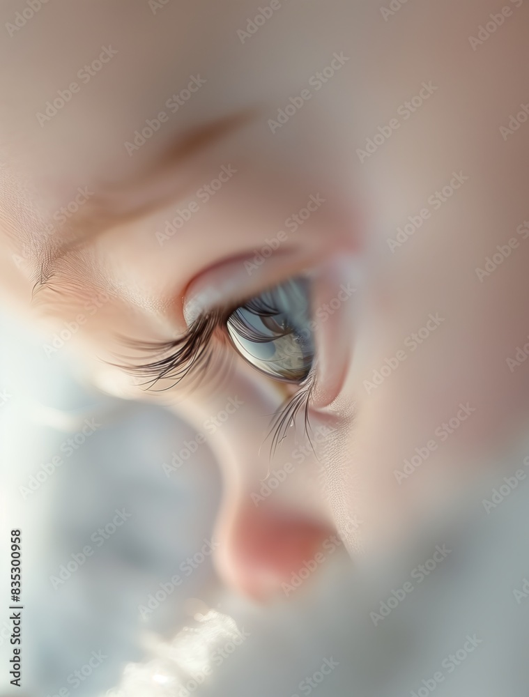 Canvas Prints a babys eye