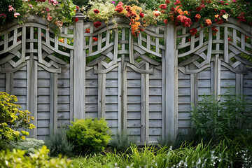 Naklejka premium flowers in a garden