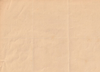 folded old paper texture background 