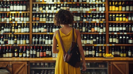 The Woman in Wine Store