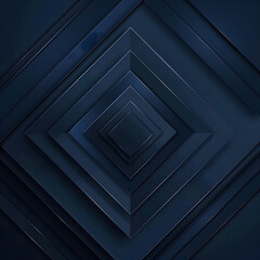 Obraz premium Abstract background dark blue with a modern corporate concept and square element shapes design