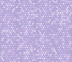 Vector seamless pattern. Purple color tones gradients. Simple stacked hexagons. Regular hexagon shapes. Seamless pattern. Tileable vector illustration.