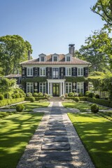  inspired villa boasts a sprawling garden, private beach access, an outdoor.