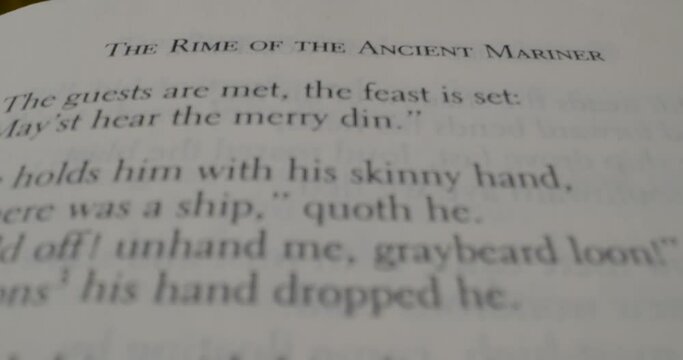 1798 Poem Macro Text Tilt Up