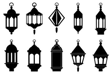 Ramadan Arabian Islamic lanterns vector illustration 