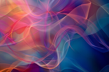 Cool colors Swirls and lines background
