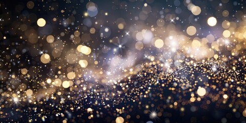 Glittering shards of light shimmering in a sea of darkness, forming a dazzling and festive abstract texture background that sparkles with the spirit of celebration.