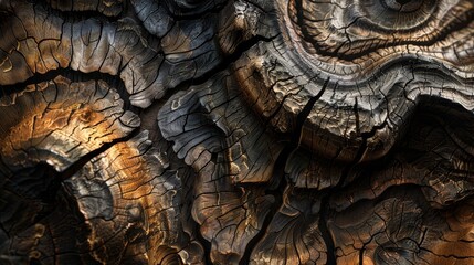 Natural patterns, emphasizing textures and ruggedness, earthy