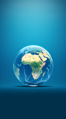 Obraz premium Glowing Earth