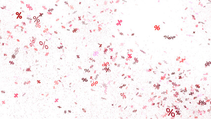 Blurred sale background. 3d