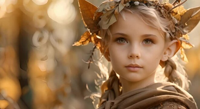 Young forest elf with pointed ears blond hair bow and arrow. Concept Fantasy Photoshoot, Forest Setting, Elf Costume, Archery Practice, Nature Theme