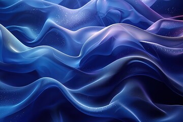 Obraz premium A blue wave with a lot of texture and a lot of detail