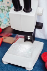 Microscope science university closeup patogens