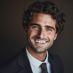 Portait of smiling businessman
