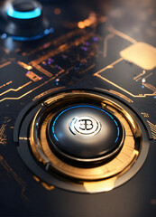Futuristic Circuit Board Background with Processor Modern Technology Chip Background Generative AI, A close up of a stove with a blue light that is lit up, A close up view of a computer processor


