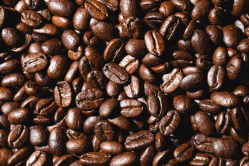 coffee beans background macro