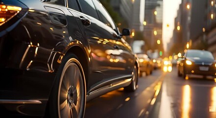 Luxury Chauffeur Service: Elevating Your Travel Experience with Elegant Vehicles. Concept Luxury Transport, Chauffeur Driven, Prestigious Cars, Executive Travel, VIP Service