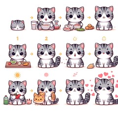 Obraz premium set of animals