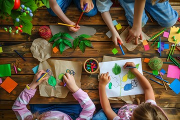 Kindergarten Crafts: Kids Drawing and Crafting Activities