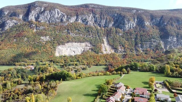 Drone camera rollover on Viaduc de Longeray