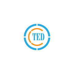 TED Logo Design, Inspiration for a Unique Identity. Modern Elegance and Creative Design. Watermark Your Success with the Striking this Logo.