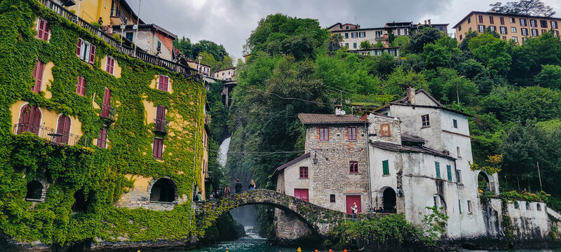 'Orrido di Nesso Waterfall on Lake Como