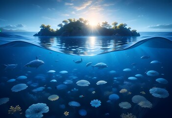 Fototapeta premium 8 June - World Oceans Day