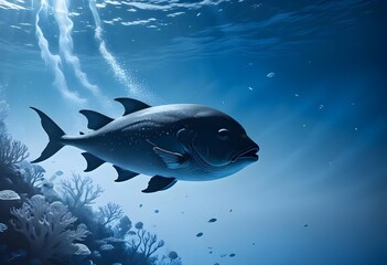 Naklejka premium 8 June - World Oceans Day