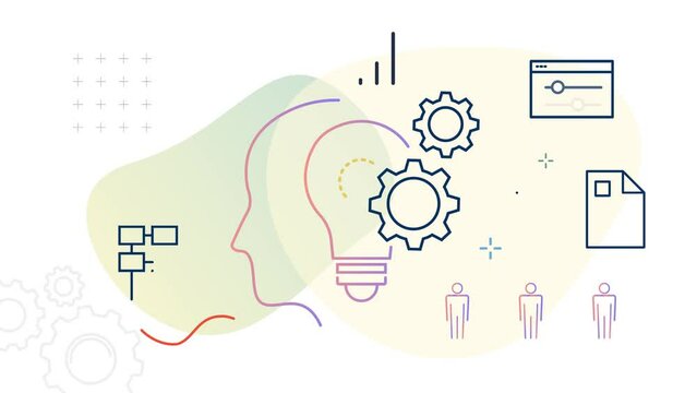 Using Technology for Business Process Development - Control Parameter to Reach Multiple Users - Animated Illustration as MP4 File