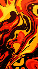 Surrealistic Abstract Image Pattern Background, Fluid and Organic Shapes Intertwining, Wallpaper, Background, Cell Phone Cover and Screen, Smartphone, Computer, Laptop, 9:16 Format - PNG