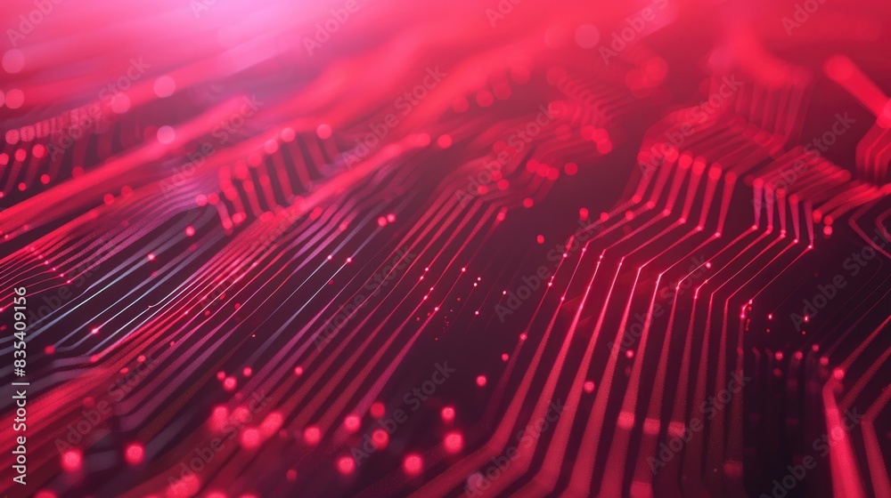 Poster a close-up view of a computer circuit board, suitable for technology or electronics-related projects