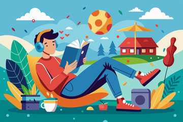 leisure vector illustration