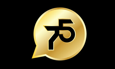 Number 3D Gold Logo Circle Triangle Modern