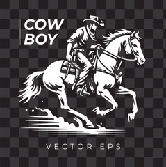 Cowboy EPS Vector, high quality