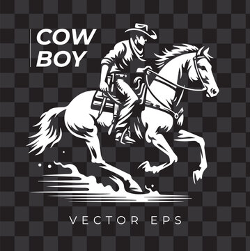 Cowboy EPS Vector, high quality