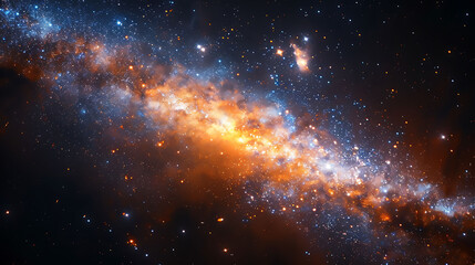 detailed photo of the Milky Way's Perseus Arm captured from the Gemini Observatory in Hawaii with a starforming region in focus