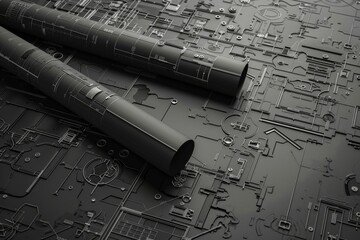 Futuristic Blueprint