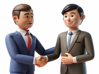 Fototapeta premium Businessman Handshake Sealing a Deal