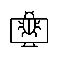 Cybersecurity icon AI Generated