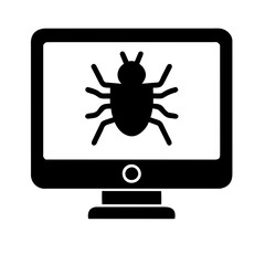 Cybersecurity icon AI Generated