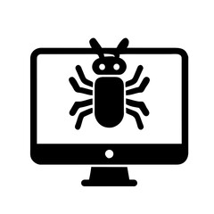 Cybersecurity icon AI Generated