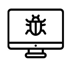 Cybersecurity icon AI Generated