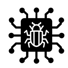 Cybersecurity icon AI Generated